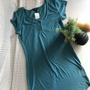 Derek Heart Seafoam Dress • L